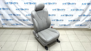 Passenger seat Toyota Camry v40 07-09 with airbag, leather gray, mechanics, heating not rusty