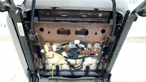Passenger seat Toyota Camry v40 07-09 with airbag, leather gray, mechanics, heating not rusty