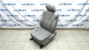 Driver's seat Toyota Camry v40 07-09 with airbag, gray leather, electric, heated, no creases on leather, worn