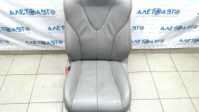 Driver's seat Toyota Camry v40 07-09 with airbag, gray leather, electric, heated, no creases on leather, worn