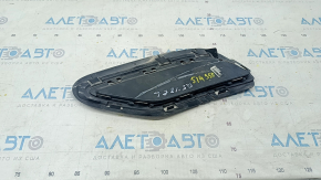 Rear bumper grille left Audi Q5 80A 18-24 structure, with chrome, crack on chrome