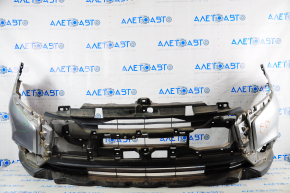 Front bumper bare Mitsubishi Outlander 16-21 rest silver A31 torn, worn