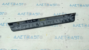 Door sill outer front left Audi Q5 80A 18-24 black, scratches, broken fastener