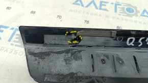 Door sill outer front left Audi Q5 80A 18-24 black, scratches, broken fastener