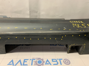 Left threshold Ford Fusion mk5 13-20 graphite HN, with seal, scratches, broken mount, broken guide, dented