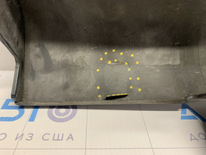 Left threshold Ford Fusion mk5 13-20 graphite HN, with seal, scratches, broken mount, broken guide, dented