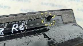 Door sill outer rear left Audi Q5 80A 18-24 black, scratches, broken fastener