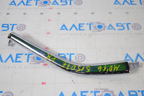 Front bumper molding chrome upper right Mitsubishi Outlander 16-21 rest
