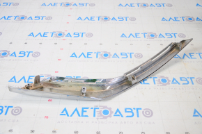 Front bumper molding chrome lower right Mitsubishi Outlander 16-21 rest sand, chip
