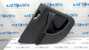 Door trim card rear left Ford Escape MK4 20-22 leather black, scratches