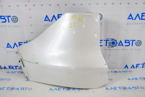 Rear bumper bare left Ford Escape MK3 13-16 prerest white UG cracked crepe