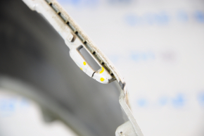 Rear bumper bare left Ford Escape MK3 13-16 prerest white UG cracked crepe
