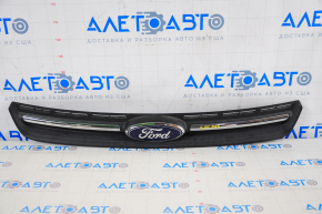 Radiator grill grill Ford Escape MK3 13-16 prerest with emblem chrome strip, broken crepe, scratches
