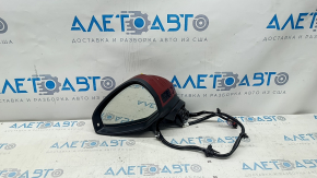 Side mirror left Audi A5 F5 17-19 5D 15 pins, heated, turn signal, auto-dimming, BSM, auto-warehouse, red, scratches