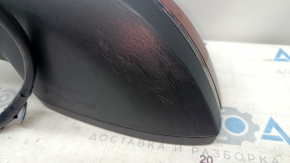 Side mirror left Audi A5 F5 17-19 5D 15 pins, heated, turn signal, auto-dimming, BSM, auto-warehouse, red, scratches