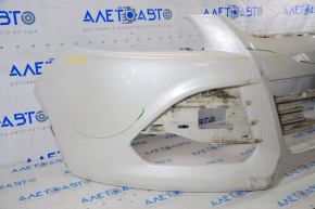Front bumper bare Ford Escape MK3 13-16 prerest white UG broken fastener, pressed, cracked