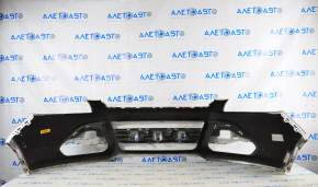 Front bumper bare Ford Escape MK3 13-16 prerest white UG broken fastener, pressed, cracked