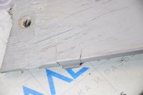 Front bumper lip trim Ford Escape MK3 13-16 prerest scratches, cracked
