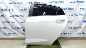 Door assembly rear left Chevrolet Volt 16- keyless, white GAZ, scratches on the handle