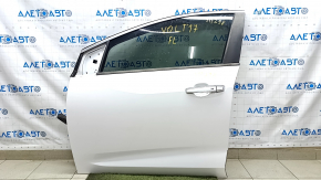 Door assembly front left Chevrolet Volt 16- keyless, white GAZ, scratches on the handle