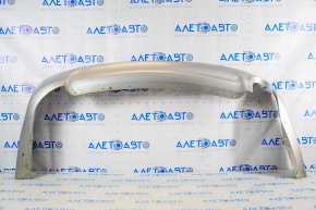 Rear bumper lip Ford Fusion mk5 13-18 for 1 pipe silver, scratches, pressed, torn fastener