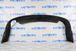 Rear bumper lip Ford Fusion mk5 13-18 for 1 pipe silver, scratches, pressed, torn fastener