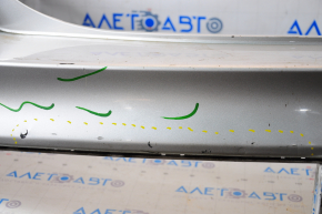 Rear bumper bare Ford Fusion mk5 13-18 silver UX pressed, scratches