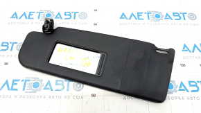 Left sun visor for VW Beetle 12-19, black, without hook