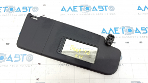Right sun visor for VW Beetle 12-19, black, without hook