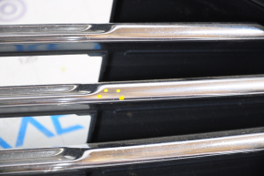 Radiator grill assembly with frame Ford Fusion mk5 17-18 sand, cracks, bumps on chrome, broken fasteners