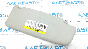 Left visor VW Passat b8 16-19 USA gray, without hook, without plug, for dry cleaning