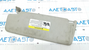 Right visor VW Tiguan 09-17 gray, without hook, for dry cleaning
