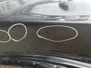 Quarter wing rear left Dodge Durango 14-20 black, pokes