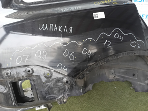 Quarter wing rear right Dodge Durango 14-20 black, made, pokes