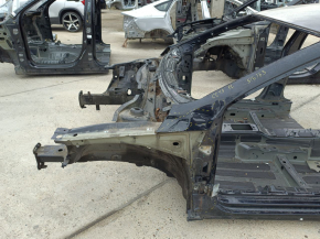 Front left quarter VW CC 08-17 on the body, black, bent pillar