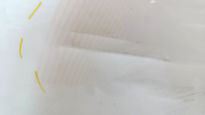 Door bare front right Ford Escape MK4 20- white YZ, dented, torn