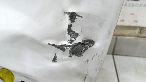 Door bare front right Ford Escape MK4 20- white YZ, dented, torn
