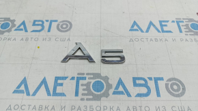 Emblem inscription A5 trunk door Audi A5 F5 17-