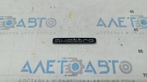 Emblem inscription quattro tailgate Audi A5 F5 17-