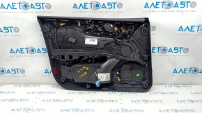 Door trim card front right Audi A5 F5 17-19 5D leather black, insert under black wood, Bang and Olufsen, no backlight