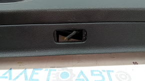Door trim card front right Audi A5 F5 17-19 5D leather black, insert under black wood, Bang and Olufsen, no backlight
