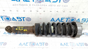 Shock absorber strut assembly rear left Audi Q7 4L 10-15 rusty, torn boot