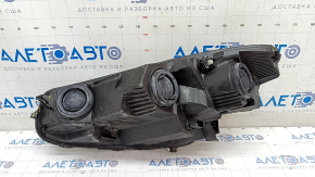 Headlight front right bare Ford Escape MK4 20-22 halogen + LED DRL, broken fasteners, broken housing, scratches, spare parts unit does not work