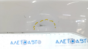 Rear bare upper bumper Chevrolet Volt 16 - white, cracked, dented, crack in mount