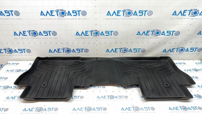 Floor mat 2 row Audi Q7 4L 10-15 rubber black, not