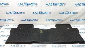 Floor mat 2 row Audi Q7 4L 10-15 rubber black, not