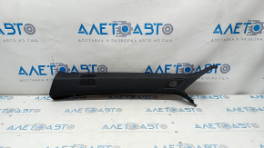 Front pillar trim upper left Audi A5 F5 17- 5D for speaker, black, chemically treated