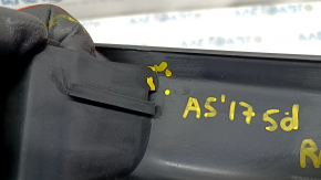 Door sill trim inner rear left Audi A5 F5 17- 5D black, break fastening