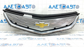 Radiator grill grill Chevrolet Volt 16- chrome, with emblem, sand