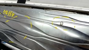 Chevrolet Volt 16 Front Bumper Lower Grille - Chrome, Sand, Cracks